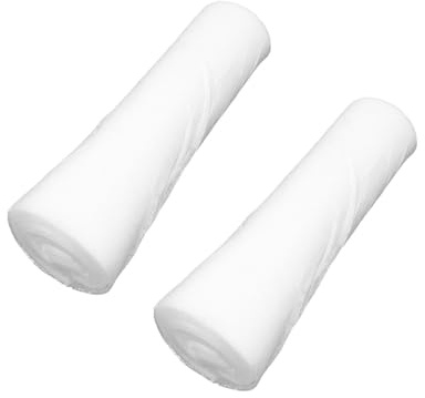 Uonlytech 2 Rouleaux de Papier Filtre à Graisse Non Tissé 10 M, Absorbant Huile pour Hotte Aspirante, Accessoires de Ventilation la Cuisine, Filtre la Cuisine, Découpe, Résistant