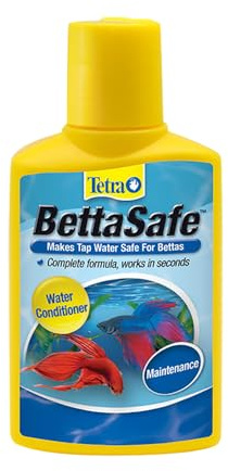 Tetra BettaSafe, Aquarium Water Conditioner For Bettas, 1.69-Ounce, 50ml, Golds & Yellows (16837)