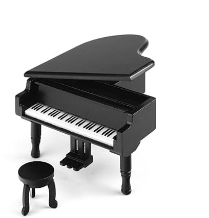 Holz PIANO MUSIC BOX für Elise schwarz