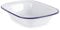 Enamel Pie Dish | White Enamel Roasting Tin| Dishwasher Safe Pie Dish Pudding Baking Steak | Enamel Plate Tray for Oven & Stove (L 24 x W 17.5 x D 5.2 cm)