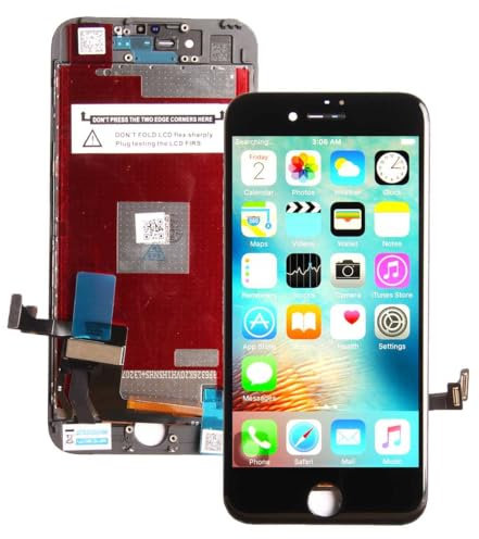Standard Display Einheit schwarz, komplett kompatibel für iPhone 7+