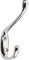 Decohooks Robe, Hat & Coat Hook - Polished Chrome - Door and Wall Mountable - Single - Fixings Included