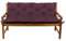 Gutekissen® Bankkissen, Sitzkissen, Rückenlehnen, Gartenkissen, Steppkissen, Doppelkissen, Sitzmöbel, Sitzbank-Kissen, Gartenschaukel, Gartenmöbel Law (200cmx50cmx50cm, Violett)
