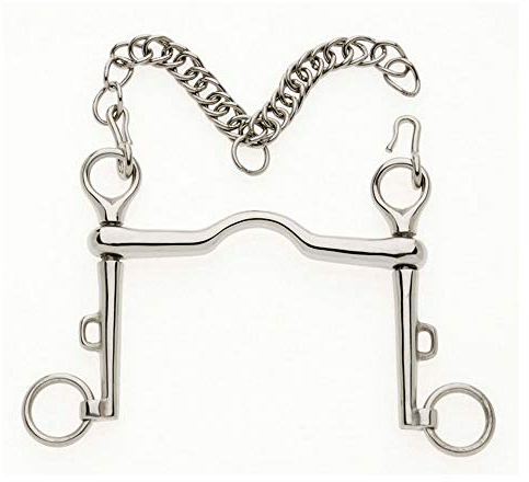 Lorina beweglicher Schenkel Kandare (4.5in / 115mm) (Silber)