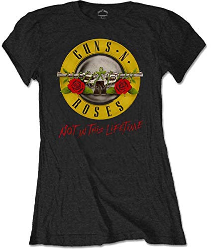 Ladies Guns N' Roses Not in This Lifetime Tour Officiel Femmes Dames T-Shirt (Small)