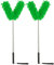 Sichler Haushaltsgeräte langer Staubwedel: 2er-Set formbare Mikrofaser-Staubwedel, 2 Köpfe, Teleskop, bis 118 cm (mit langen Stielen, Teleskopwischer)