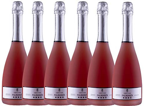 Sicilia Bedda - Palmarès Rosé Extra Dry Gorghi Tondi - 100% Nero D'avola Sicilia - Vino Spumante Rosè Extra Dry - 750 Ml (Box 6 Bottiglie)