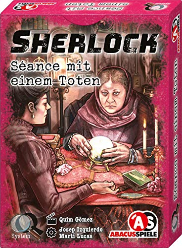 ABACUSSPIELE 48211 - Sherlock - Séance mit einem Toten, Krimi Kartenspiel, Silver