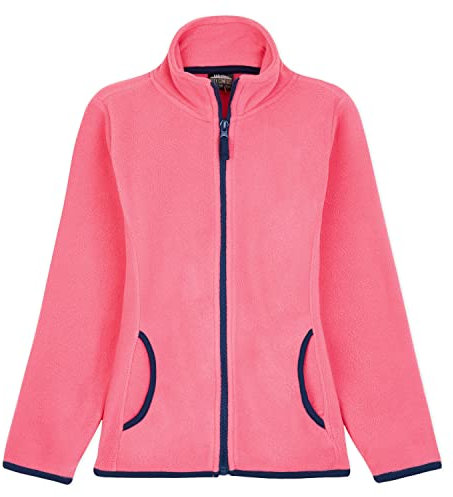 CityComfort Veste Polaire Enfant Fille, Polaire Chaude Zippée (Rose, 5-6 ans)