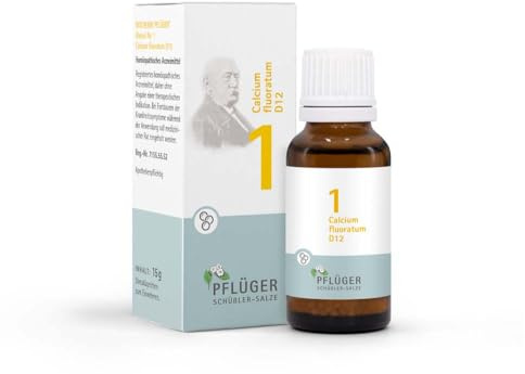 Biochemie Pfl�ger Globuli Nr. 1 Calcium fluoratum D12, 15 g