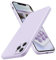 SURPHY Flat Silicone Case Compatible with iPhone 11 Pro Max Case, Liquid Silicone Slim Fit Case (Individual Protection for Each Len) for iPhone 11 Pro Max 6.5, Light Lavender