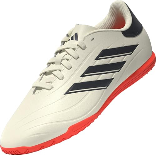 Adidas Unisex Copa Pure II Club Indoor Boots, Ivory/core Black/solar red, 46 2/3 EU