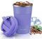 Aolieh Thermobecher, Kaffeebecher mit Auslaufsicherem Deckel, Thermobecher- Isolierbecher, Edelstahl Travel Mug, Kaffeebecher to go für heißes und kaltes Wasser Kaffee Tee