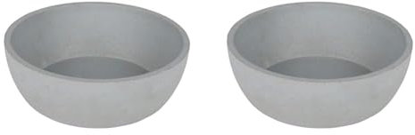District 70-5347 - Bamboo Hundenapf - Eisblau - Small: 14 x 14 x 5, 2 cm (570 ml), Small (570 ML) (Packung mit 2)