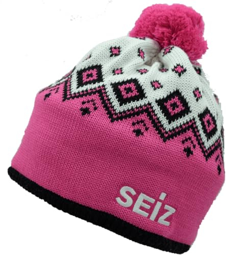 GCOM360 Mütze Seiz Rosa-Weiss