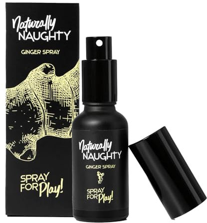 Naturally Naughty Ingwer Spray: Wärmend stimulierende Wirkung für intensiven Orgasmus, Natürliche Inhaltsstoffe, Mit Ingwer & Brombeer-Extrakt, 30 ml