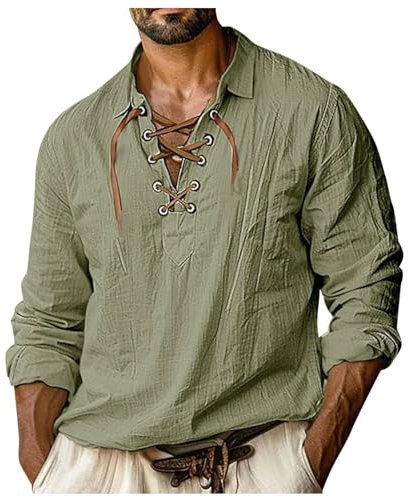 SRZYMJ Hemd Herren Langarm Flanellhemd mit 2 Taschen Cord Hemdjacke Button Down Dickes Hemd Männer Gym Shirt Herren g S Christmas Sweater Herren