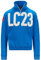 Kappa - Felpa con Zip, Uomo, Blu, Cotone, Sport Street, LC23 Vintage, Taglia: S