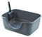 Arenero Gato Grande Bandeja Higiénica Arenero Gatos Gato Caja De Arena Bandeja Arena para Gatos (SOY0216GRIS)