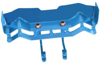 Sharplace RC Car Spoiler Flügel Heckspoiler 1:14 Skala Ersatzteilmodellauto für 14209 14210 Aluminiumlegierung Dekoration RC Fahrzeugspoiler, Schwarz