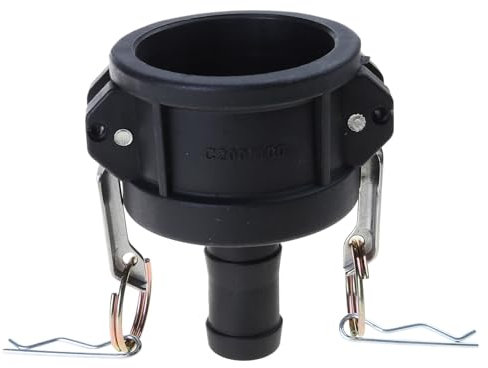 YUOIUX Quick Connectors 275-330 galones para adaptador de drenaje de manguera de jardín de 2 a 1 pulgada