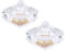 PACKOVE 2piezas Vaso De Cristal Para Uñas Mini Recipiente Octogonal Para Salón De Uñas y