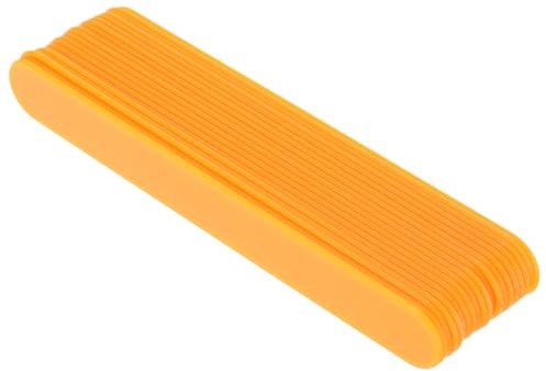 HONMEET 20pcs Plastic Tongue Blades Spatulas Oral Training Multi Functional Design Comfortable Handle Pediatric Use for Parents