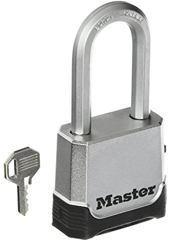 Master Lock M176XDLH 2 Magnum Zinc Die-Cast Body Padlock with 2 Shackle; Combination or Key