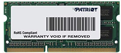 Patriot Memory Serie Signature SODIMM Memoria singola DDR3 1600 MHz PC3-12800 8GB (1x8GB) C11 - PSD38G16002S