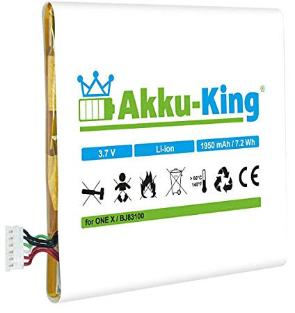 Akku-King Akku kompatibel mit HTC BJ83100, 35H00187-00M - 1950mAh - für One X, One X Plus, One XL - Li-Ion