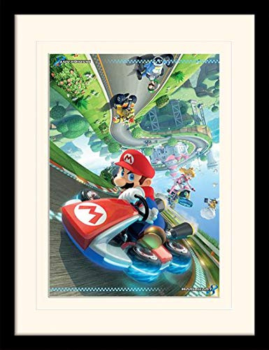 Nintendo Bild gerahmt + Passepartout, 30 x 40 x 1,5 cm