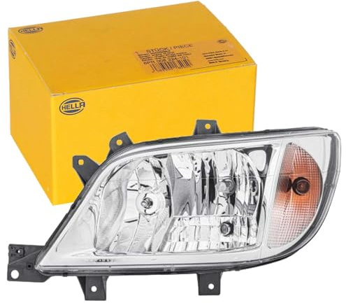 HELLA 1EH 246 047-211 Halogen/FF-Headlight - for right-hand traffic - Left Front