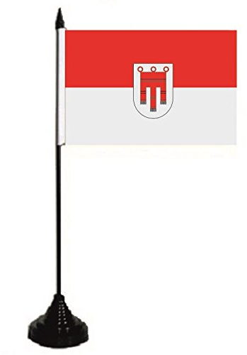 U24 Tischflagge Vorarlberg Fahne Flagge Tischfahne 10 x 15 cm