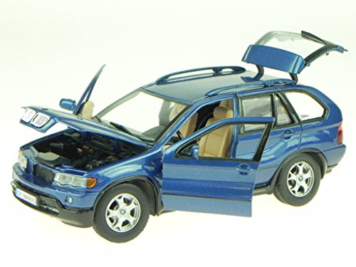 Motormax BMW e53 X5 blau metallic 2 Modellauto 73254 1:24