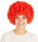 dressforfun Afro Perücke | Clown Hippie Popstar 80er 70er Jahre Karneval Fasching Clownperücke (Rot | Nr. 300714)