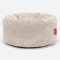 Lounge Pug, Sitzhocker Pouf, Sitzpouf, Pom-Pom Creme