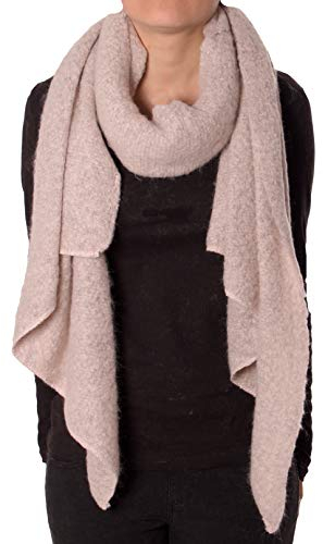 Fashion YOU WANT Damen XXL SCHAL kariert und mit Stern Motiv kuschelig warm Trend 2018 Stola XXL Tuch (karo rosa)