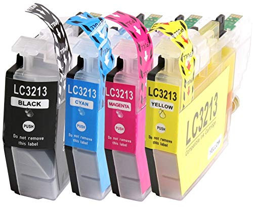4 Kompatibel Druckerpatronen ersatz für Brother LC3213 Multipack LC3213 Patronen Brother MFC J497DW DCP J572dw DCP J772DW DCP J774DW MFC J890DW MFC J895DW