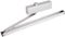 Bricard 6201157 Ferme-Porte hydraulique force 3 (60kg), bras à Glissière, Ce, Coupe-Feu, conforme à la norme en 1154, Argent