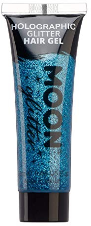Moon Glitter - Holografisches Glitzer-Haargel - 20ml - Blau