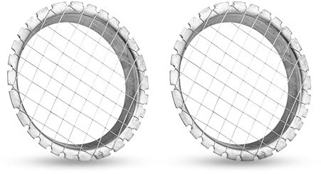 Stainless Steel Egg Chopper - Manual Hard Boiled Egg Dicer, Wire Potato & Carrot Salad Chopper Grid/Slicer, 2 Pcs