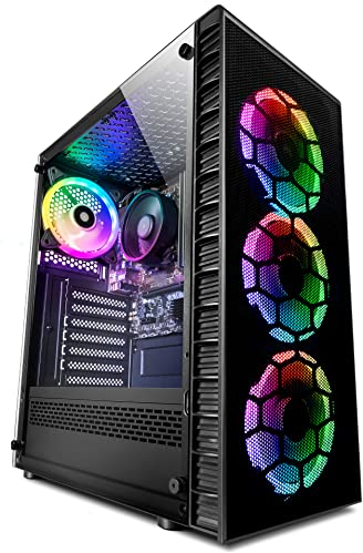 VIBOX VI-1 PC Gamer • AMD Ryzen 3 3200G 4,0 GHz • Radeon Vega 8 • 16 Go RAM • 1 to NVMe M.2 SSD • Windows 11 • WiFi