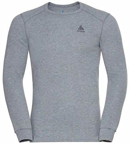 Odlo Thermounterwäsche Herren Active Warm I Langarm Thermoshirt I Warme Skiunterwäsche Langarm Thermoshirt mit Rundhals I Herren