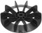 Pala della Ventola del Compressore compressore d'aria accessori compressore d'aria D'aria da 150 Mm Motore Direct-on-Line Pala della Ventola del Tipo a Sfera con Diametro Esterno Dell'albero di 1