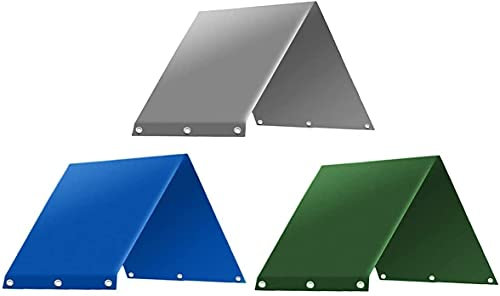Sevenmore Spielplatz-Ersatzdach, 148,6 x 463,6 cm, Outdoor-Schaukel-Set, Schatten, Kinderspielplatz, Dachüberdachung, wasserdichte Abdeckung, schneefest, Ersatzplane, Sonnenschutz (blau)