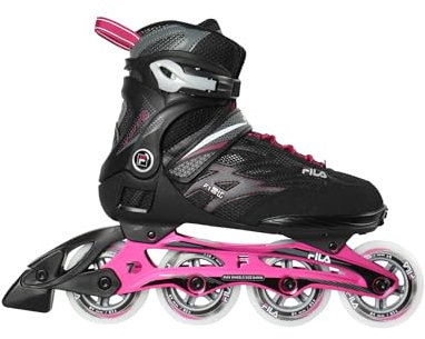 Fila Herren Wave 84 Inline Skate, Schwarz-Magenta, 38.5 EU