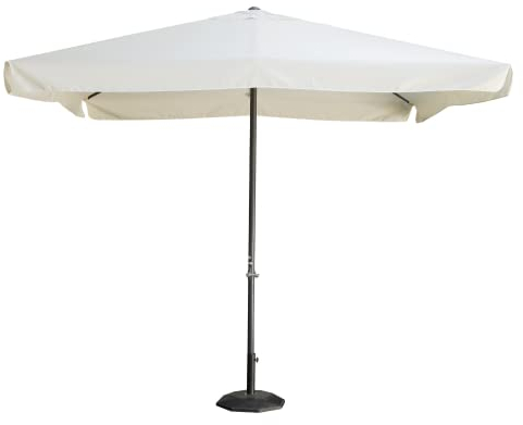 Tomaino - Ombrellone Da Giardino 3×3 Per Esterno - Riparati Dal Sole e Dai Raggi UV - Struttura Resistente Con Palo Centrale e Stecche in Alluminio, Telo Anti Pioggia e Vento