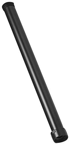 AUNEVN Douche Noire de 30 Cm en Laiton - Tuyau de Douche - Accessoire de Salle de Bain - 1 Pièce - Matériel