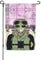 Alien Smoke Yard Dekoration Flagge 30,5 x 45,7 cm doppelseitige Garten Terrasse Rasen Hof Outdoor Dekoration Flagge