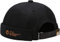 XYIYI Keep Going Schwarz Herren Dockermütze Brimless Hat Schädelkappe Arbeiter Matrosenmütze Gerollte Manschette Retro Beanie Mütze